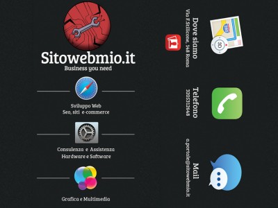 Biglietti da visita Sitowebmio