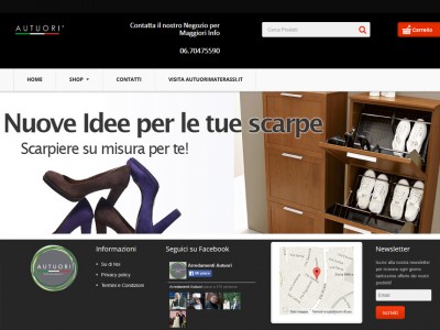 E-Commerce Scarpiere e Arredamento per la Casa